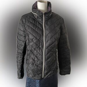 Nautica REVERSIBLE PACKABLE puffer hooded jacket